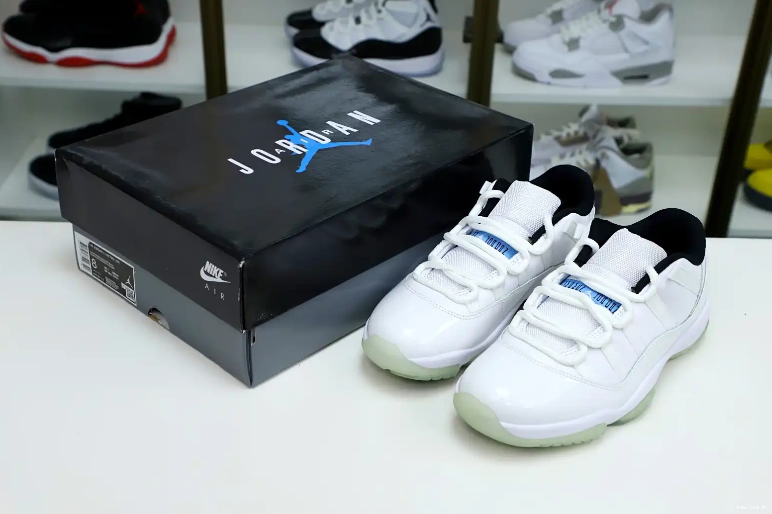 RETRO JORDAN BLUE 11 AIR Kimikick LOW LEGEND 0808
